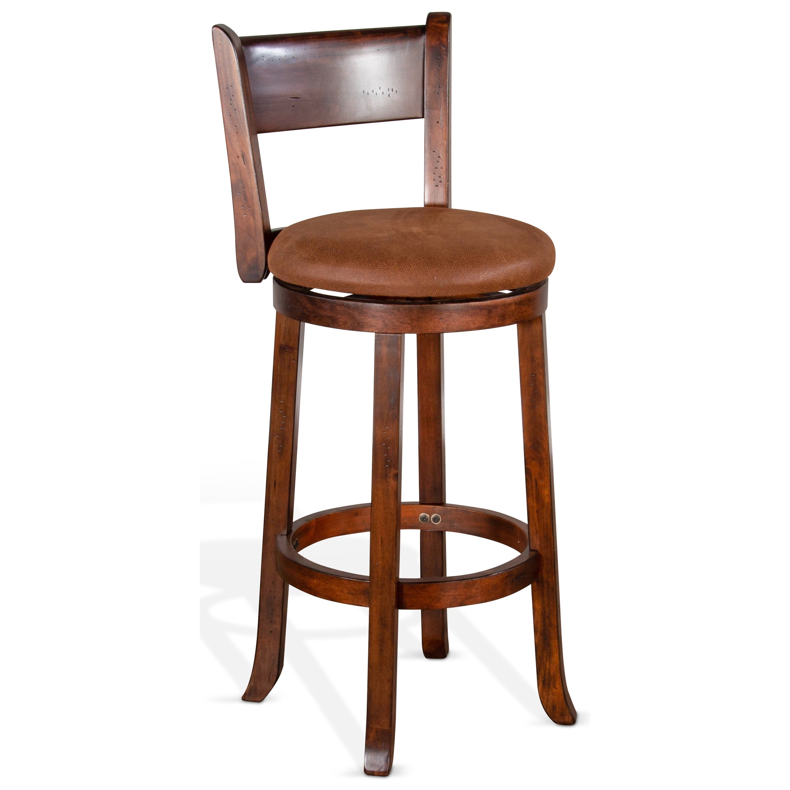 Wood bar stool chairs top